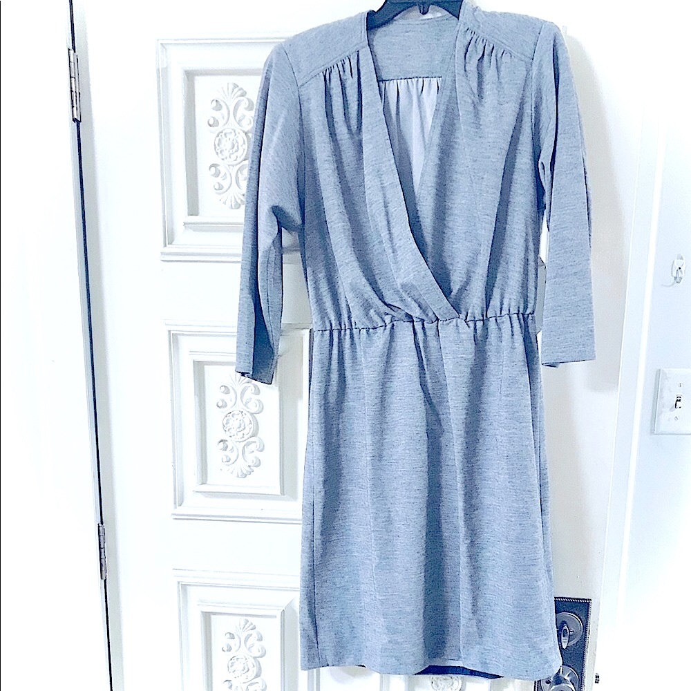 Fabulous Handmade Low V•Neck Midi Dress w/Belt